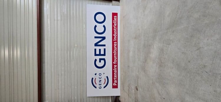 Enseigne GENCO vue de face