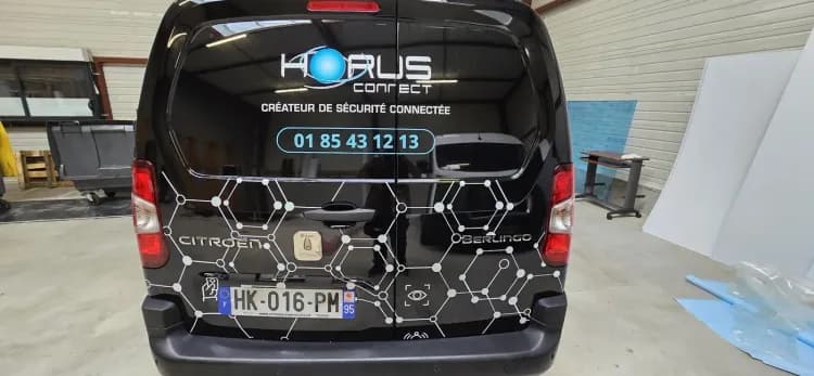 Marquage arriere vehicule Horus Connect