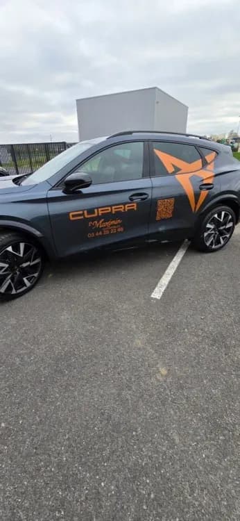 Flocage Cupra Saint-Maximin Automobile