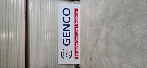 Enseigne GENCO vue de face