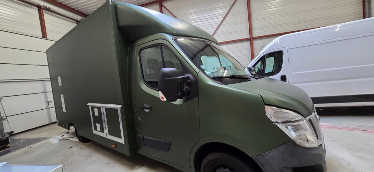 Covering food truck La Pelle à Pizza - détail logo