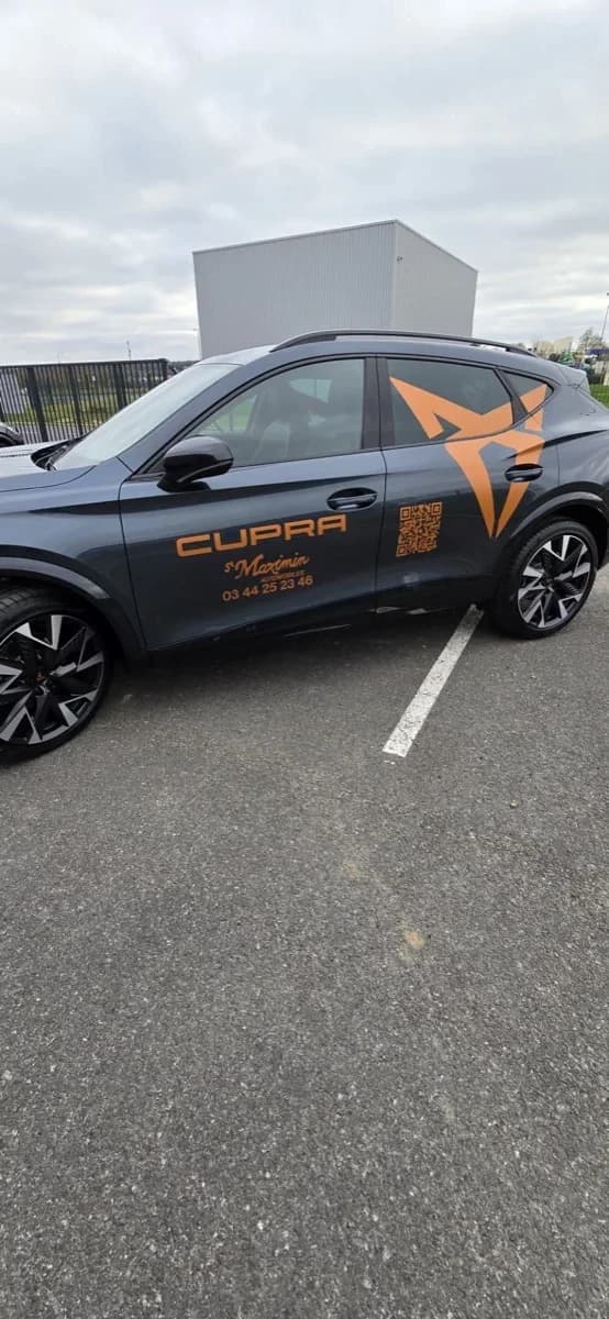 Flocage Cupra réalisé par ATELIER L