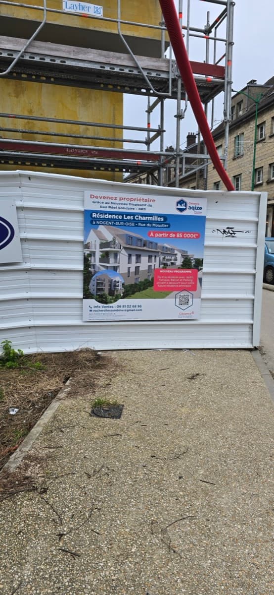 Panneau Promoteur Immobilier - Photo 1