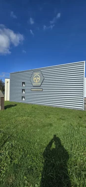 Enseigne 2000x1700mm Dibond 3mm Marbrerie Maximinoise