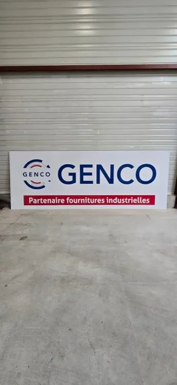 Enseigne GENCO vue de face